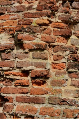 Photo for Vintage red bricks close up - Royalty Free Image