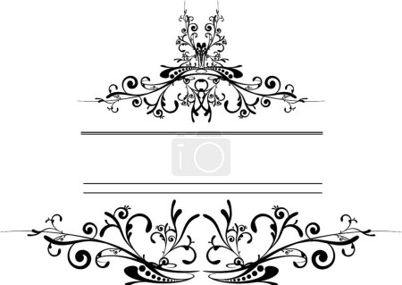 Téléchargez les illustrations : Logo floral bouclier illustration vectorielle moderne - en licence libre de droit