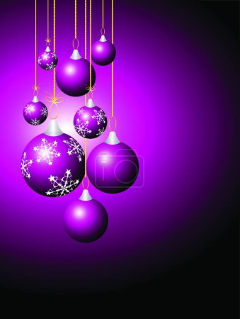 Ilustración de Bolas de Navidad vector ilustración - Imagen libre de derechos