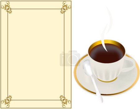 Illustration for Tea cup   vector illustration - Royalty Free Image