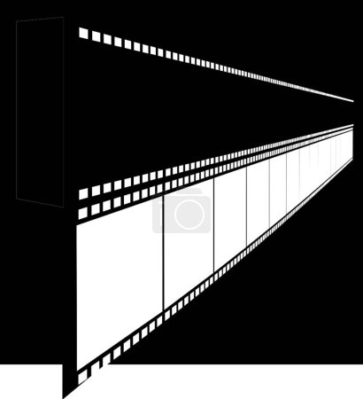 Ilustración de Película tira vector moderno ilustración - Imagen libre de derechos