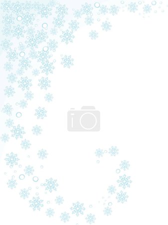 Ilustración de Ilustración vectorial moderna nieve - Imagen libre de derechos