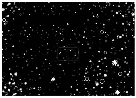 Illustration for Space stella floral modern vector illustration - Royalty Free Image
