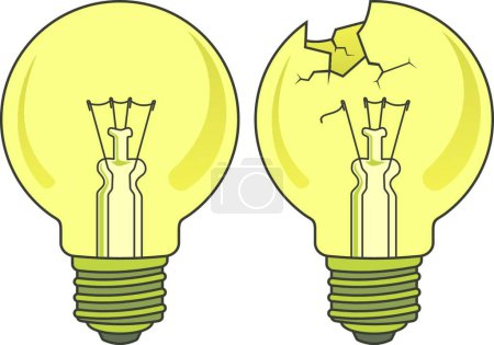 Téléchargez les illustrations : Illustration vectorielle moderne lampe - en licence libre de droit