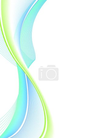 Illustration for Abstract lines background, vector illustration - Royalty Free Image