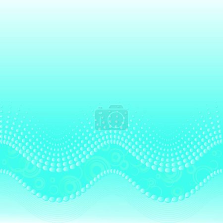 Illustration for Abstract modern wave background - Royalty Free Image