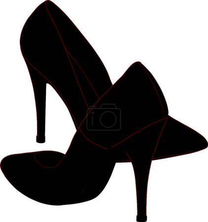 Téléchargez les photos : " Illustration vectorielle icône Chaussures - en image libre de droit