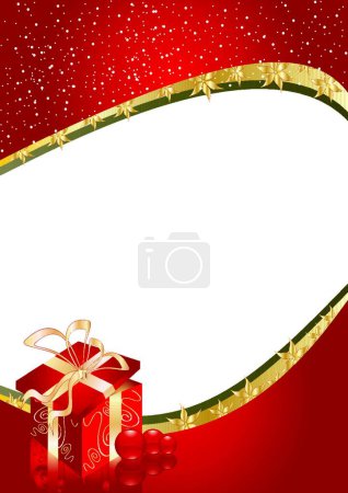 Illustration for Greeting card, vector illustration - Royalty Free Image