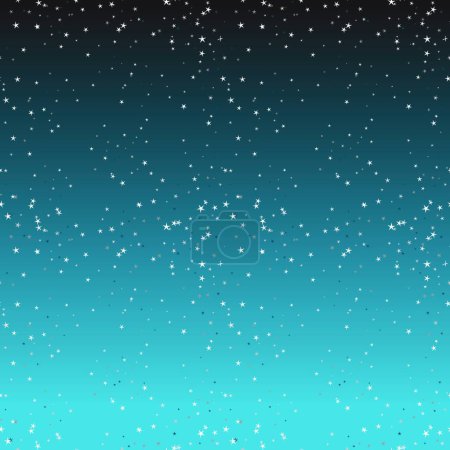 Illustration for "Starry sky, night" vector illustration - Royalty Free Image