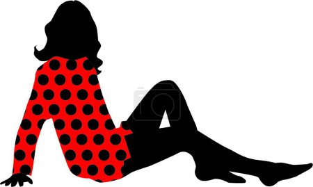 Illustration for Illustration of the Pretty woman - Royalty Free Image