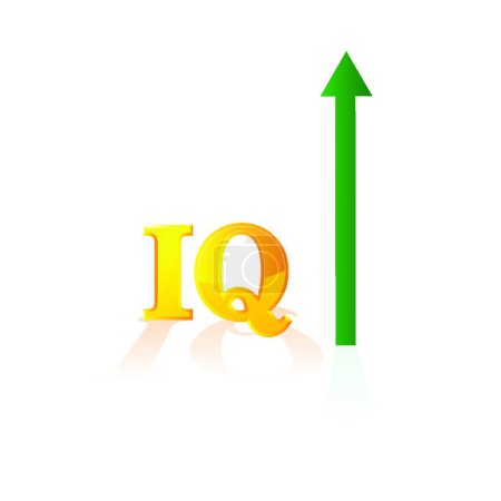 Illustration for Illustration of the Increase Your IQ - Royalty Free Image