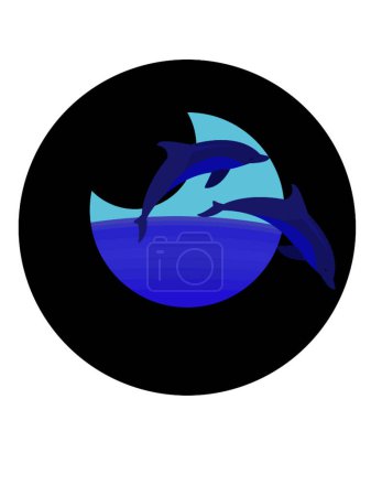 Illustration for Sea lifebuoy ring, vector illustration - Royalty Free Image