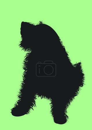 Téléchargez les illustrations : Illustration vectorielle de chien Ronny - en licence libre de droit
