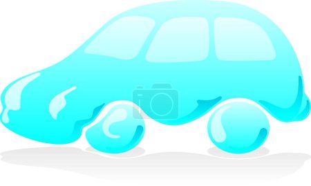 Téléchargez les illustrations : Icône de lavage de voiture illustration vectorielle - en licence libre de droit