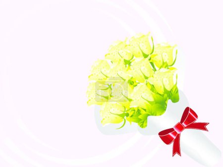 Ilustración de Hermosas rosas flores ilustración - Imagen libre de derechos