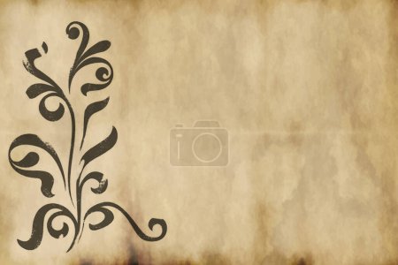 Illustration for Floral paper, graphic vector background - Royalty Free Image