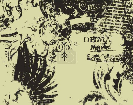 Ilustración de Elemento medieval telón de fondo vector ilustración - Imagen libre de derechos