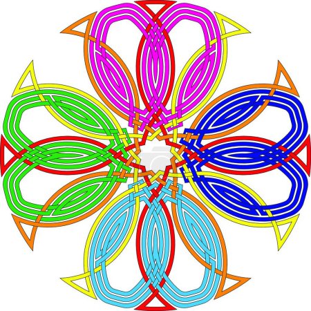 Illustration for Celtic knot vector illustration - Royalty Free Image
