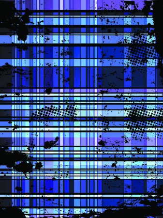 Illustration for "Checkered Blue Grunge Background. " - Royalty Free Image