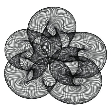 Illustration for Globular abstract background  vector illustration - Royalty Free Image