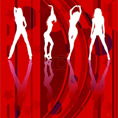 Illustration for Illustration of the Disco - Royalty Free Image