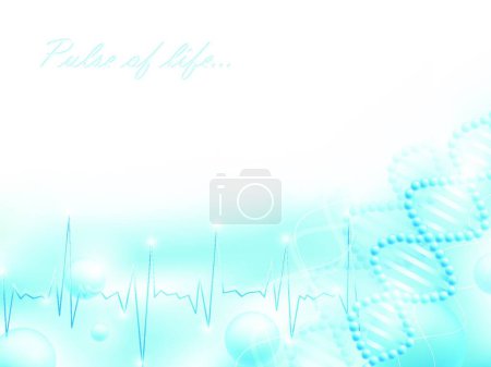 Illustration for Pulse of life  vector illustration - Royalty Free Image