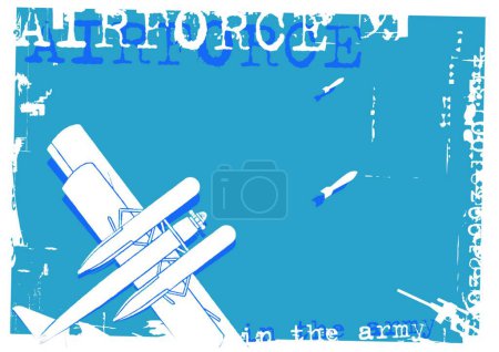 Illustration for Airforce, graphic vector illustration - Royalty Free Image