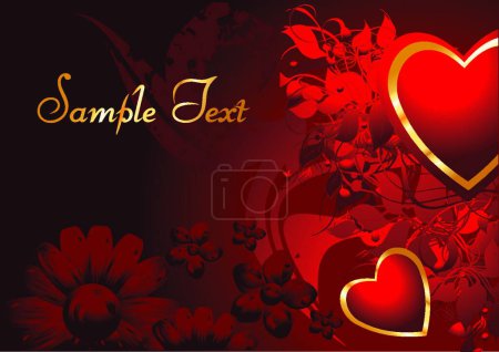 Photo for Love hearts, vector illustration design - Royalty Free Image