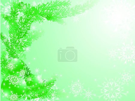 Ilustración de Año nuevo verde textura de fondo - Imagen libre de derechos