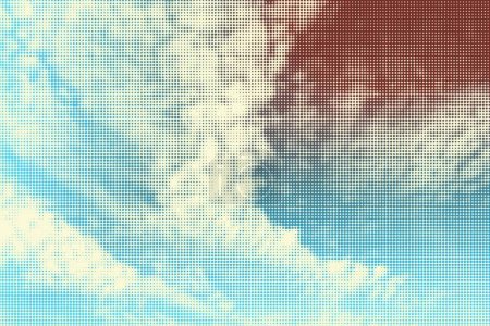 Ilustración de Cloudscape, nubes vector ilustración - Imagen libre de derechos