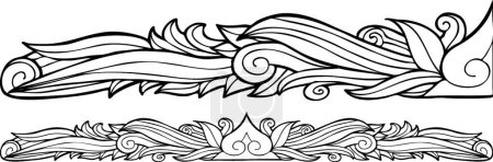Illustration for Cloudwind Banner, graphic vector illustration - Royalty Free Image