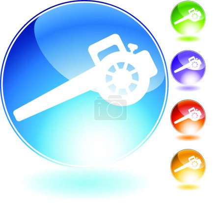 Ilustración de "ventilador "ilustración del vector del icono web - Imagen libre de derechos