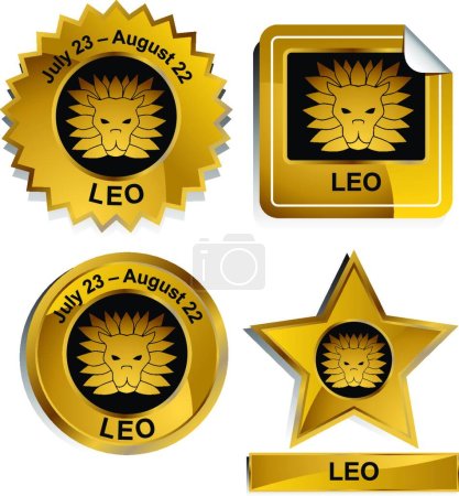 Illustration for "Zodiac - Leo"  vector illustration - Royalty Free Image