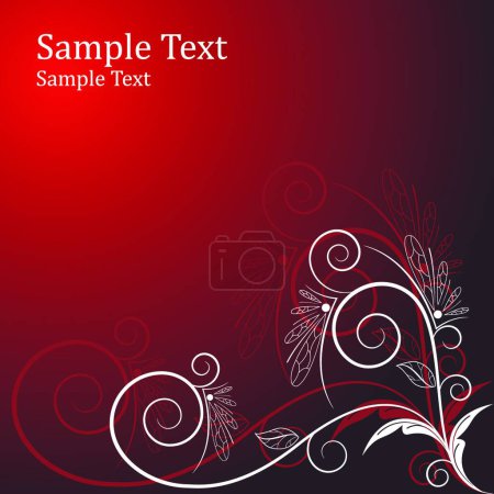 Illustration for Red background, graphic vector illustration - Royalty Free Image