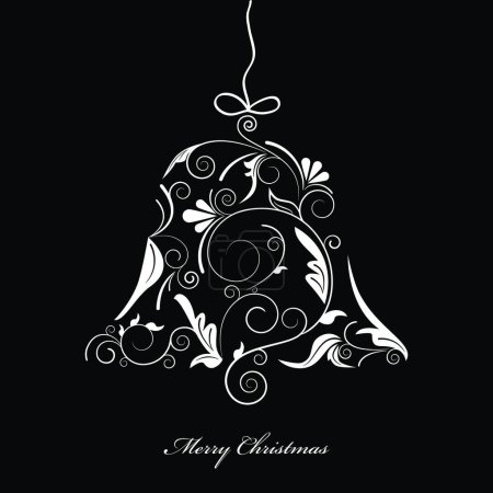 Illustration for Christmas bell, graphic vector illustration - Royalty Free Image