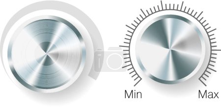 Illustration for Volume control, graphic vector illustration - Royalty Free Image