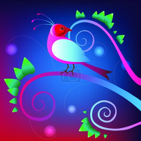 Illustration for Bird, graphic vector illustration - Royalty Free Image