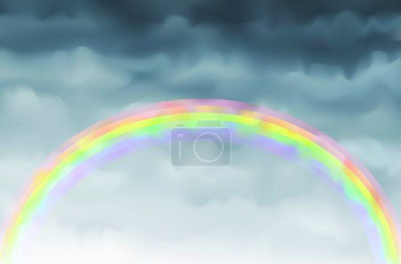 Illustration for Rainbow, graphic vector illustration - Royalty Free Image