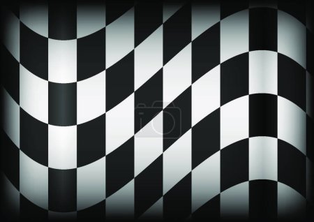 Illustration for Background  - Race Flag  vector illustration - Royalty Free Image
