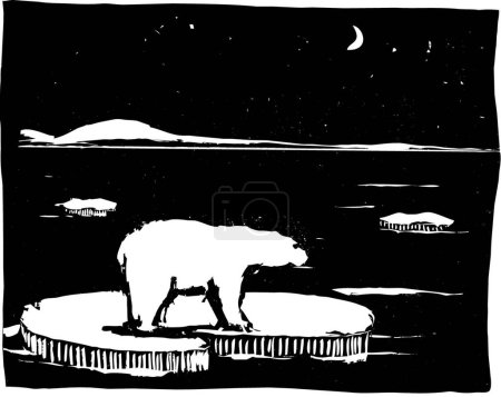 Illustration for Polar Bear , graphic vector illustration - Royalty Free Image