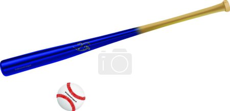 Illustration for Baseball equipment, graphic vector illustration - Royalty Free Image