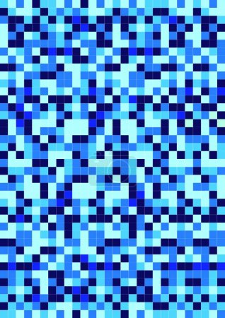 Ilustración de Cubos azules, ilustración vectorial gráfica - Imagen libre de derechos