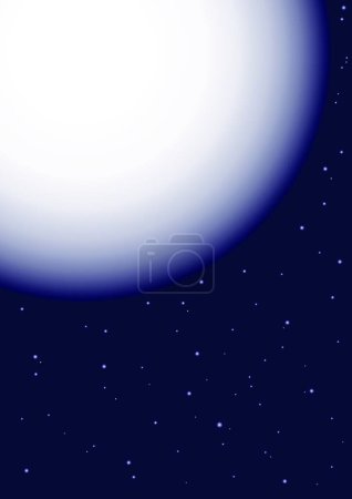 Illustration for Space, graphic vector illustration - Royalty Free Image