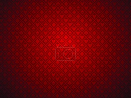 Illustration for Red Poker Background, graphic vector illustration - Royalty Free Image