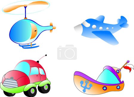 Illustration for Ship auto, graphic vector illustration - Royalty Free Image