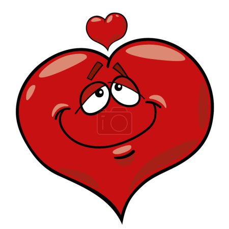 Illustration for "heart in love"  vector illustration - Royalty Free Image
