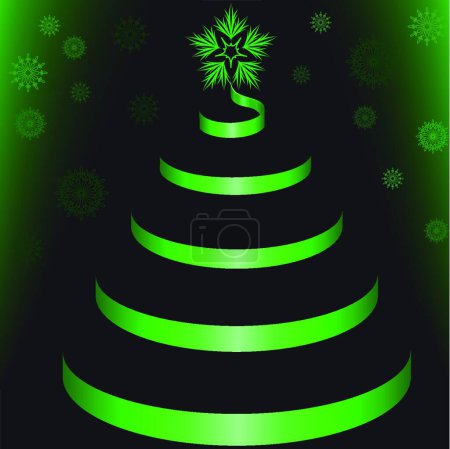 Illustration for "Green Tree"  vector illustration - Royalty Free Image