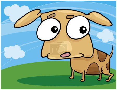 Illustration for Cute doggy vector illustration - Royalty Free Image