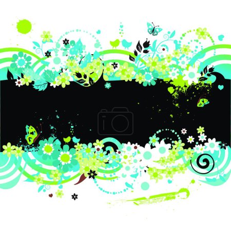 Illustration for Summer dreams background, colorful vector illustration - Royalty Free Image