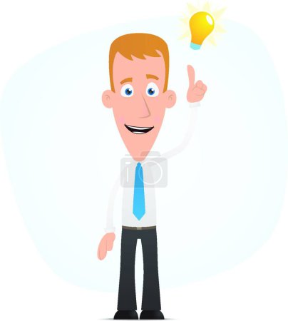 Illustration for Manager visited idea, graphic vector illustration - Royalty Free Image